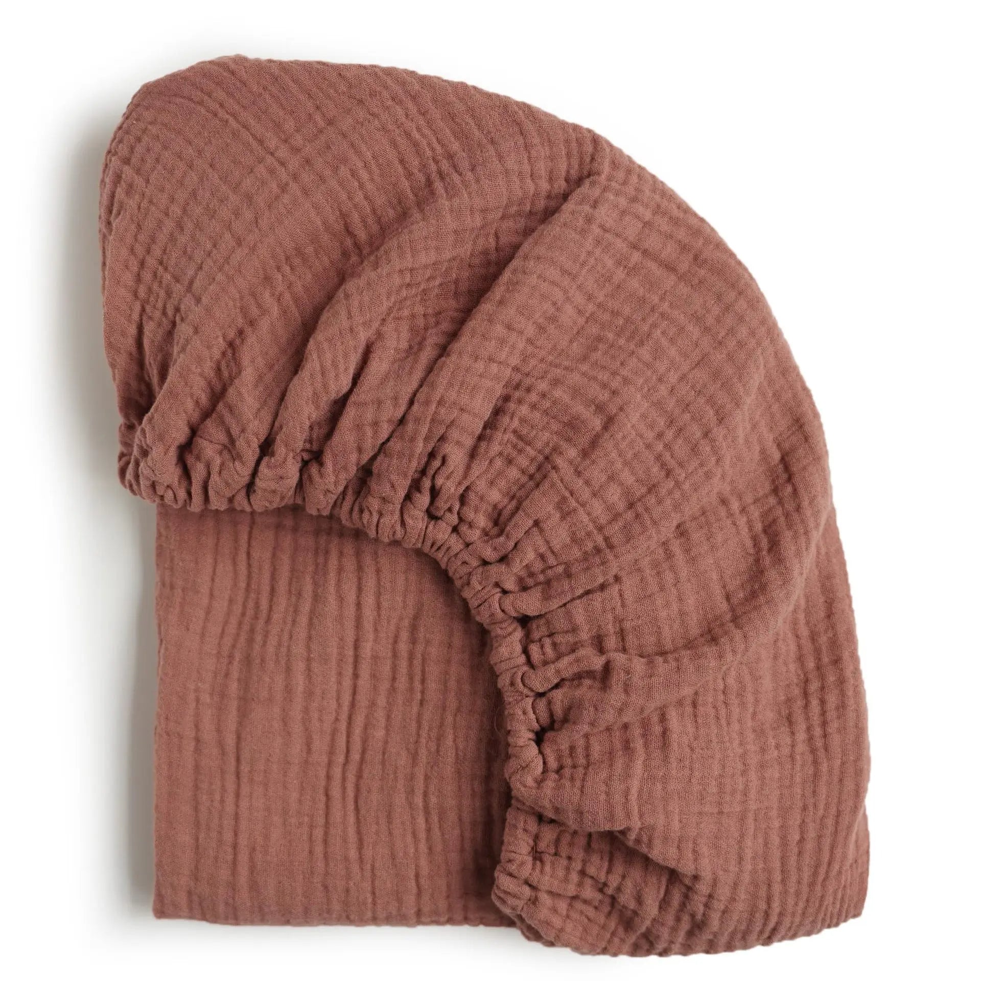 Fitted sheets made from 100% muslin