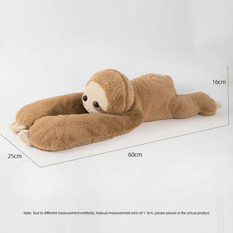 Sloth or Panda Weighted Stuffed Animal, 2.2 lb Giant Plush