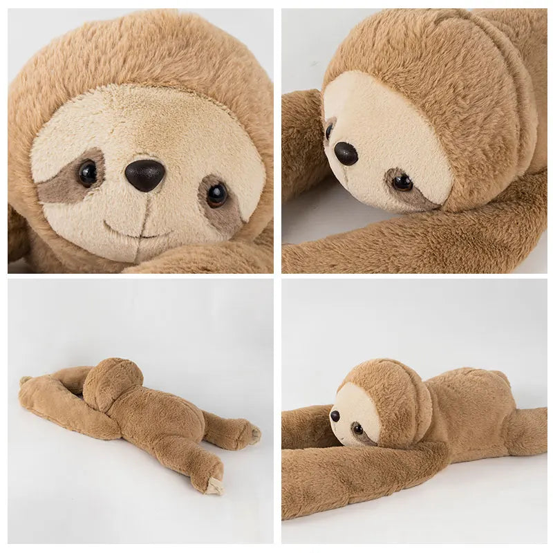 Sloth or Panda Weighted Stuffed Animal, 2.2 lb Giant Plush