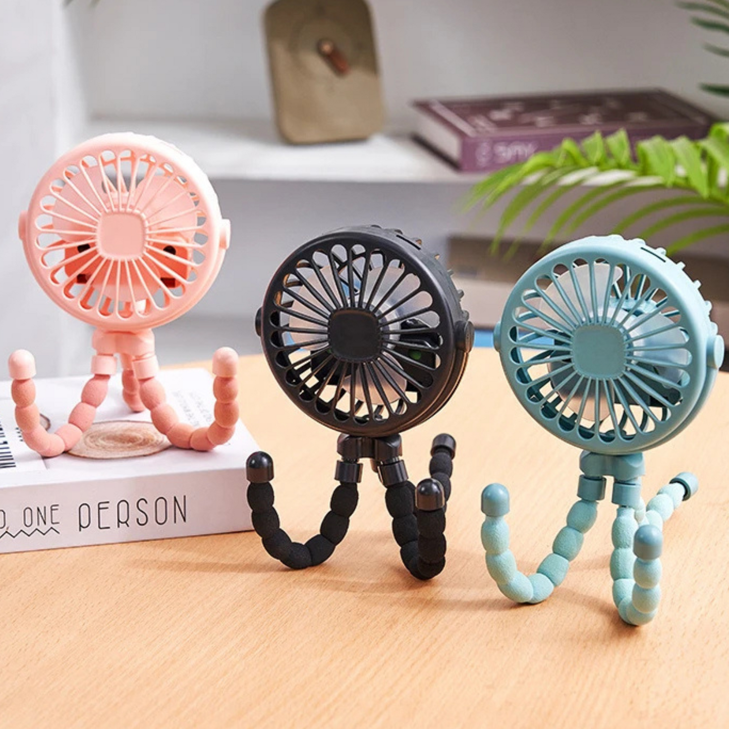 Baby stroller fan