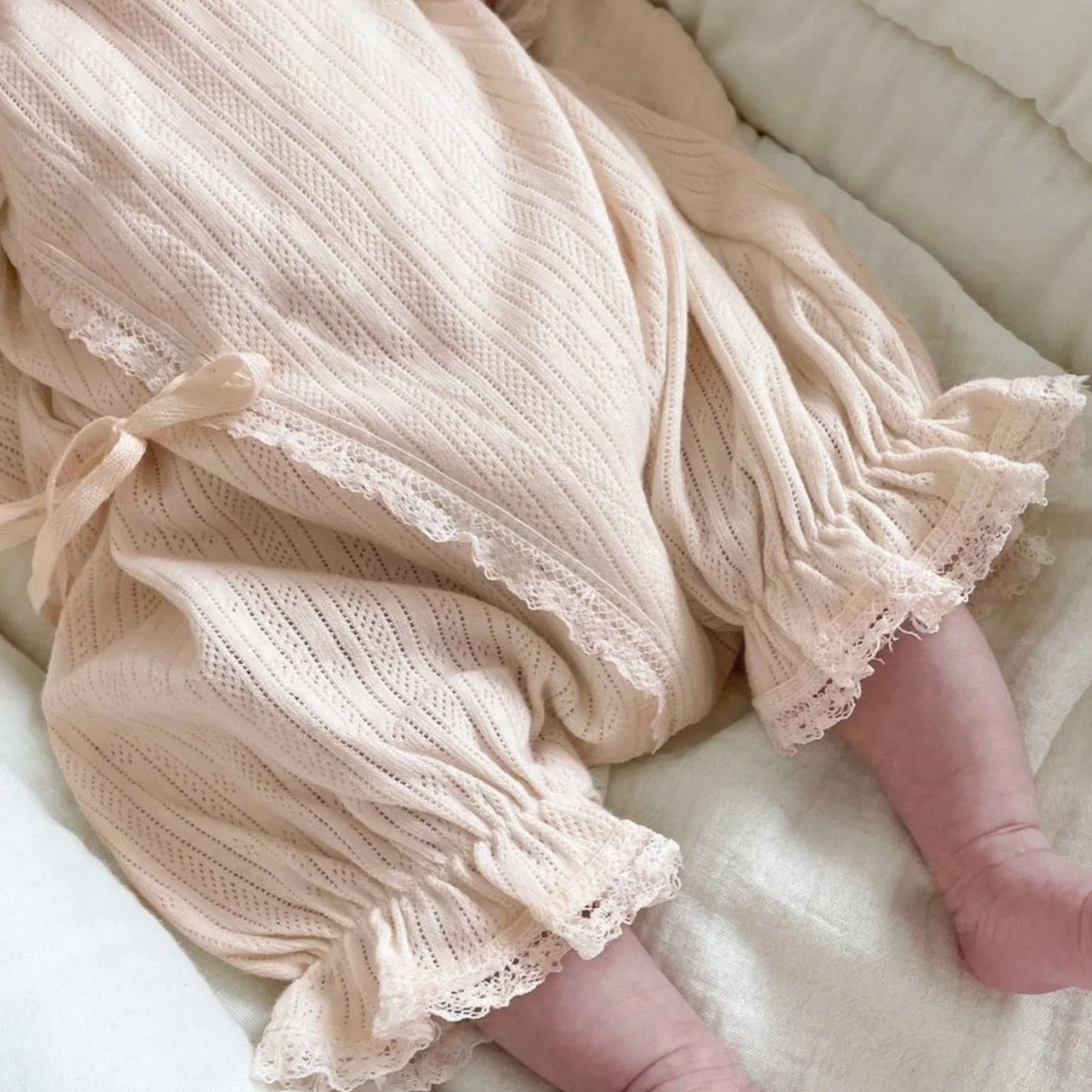 Short-sleeved jumpsuit made from Egyptian cotton
