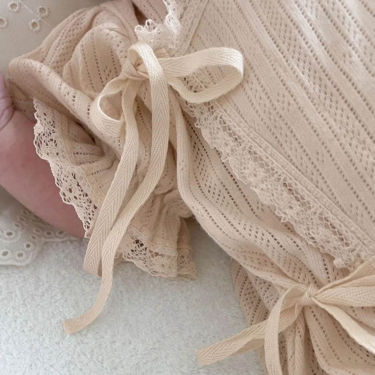 Short-sleeved jumpsuit made from Egyptian cotton