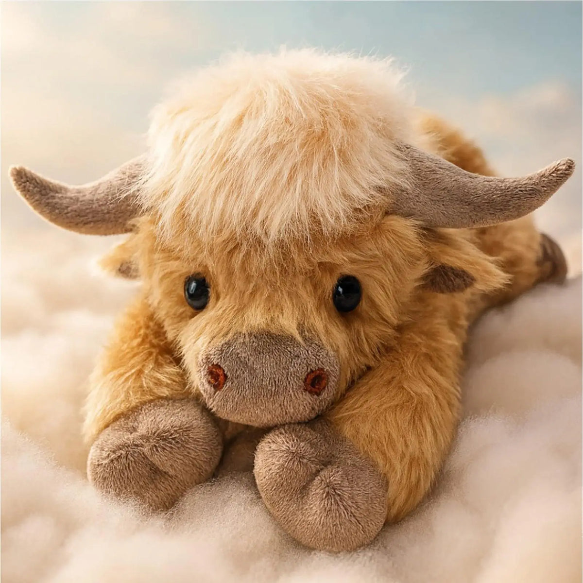 Highland Cow Weighted Stuffed Animal Pillow
