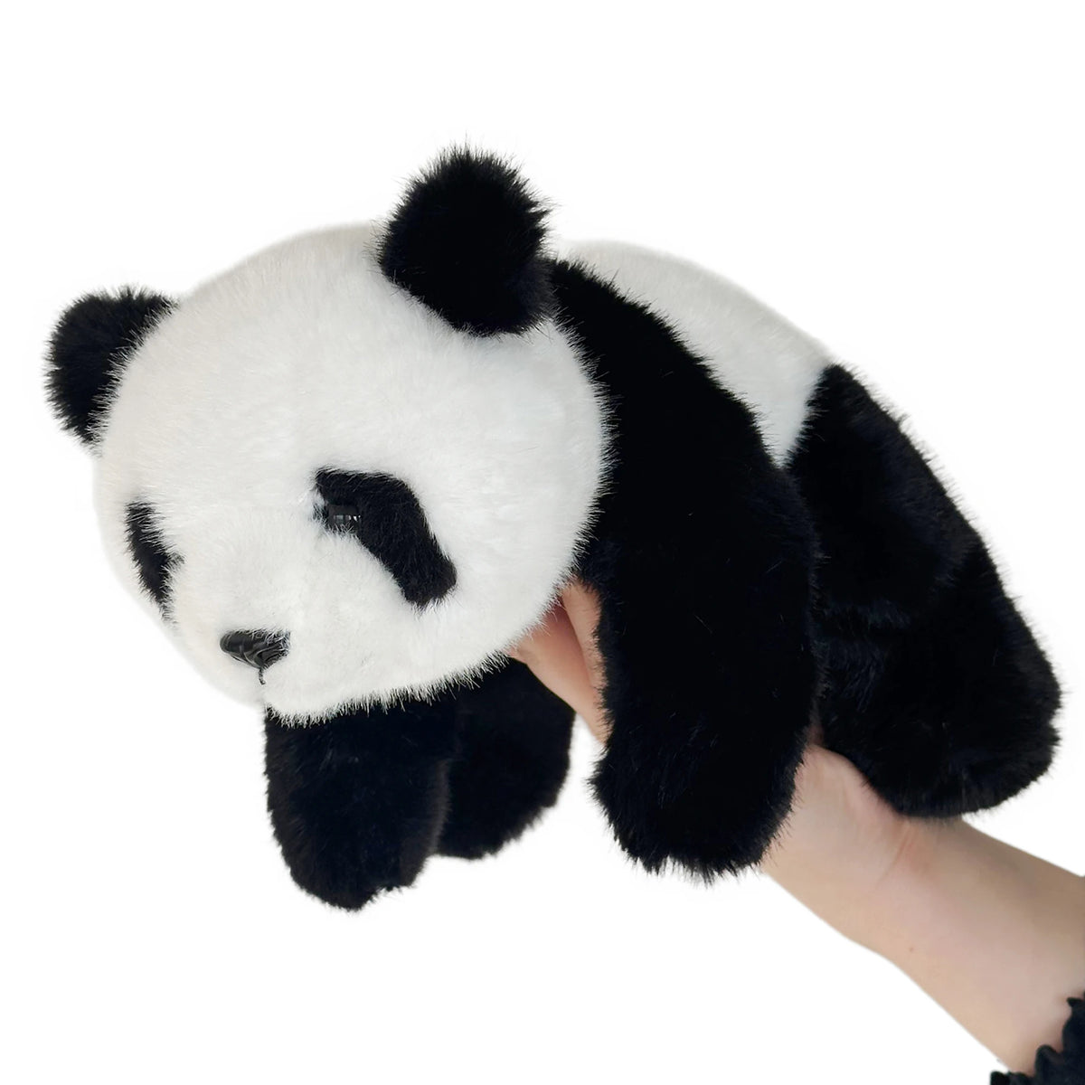 Realistic Panda Weighted Stuffed Animal, 11.8 in Plush
