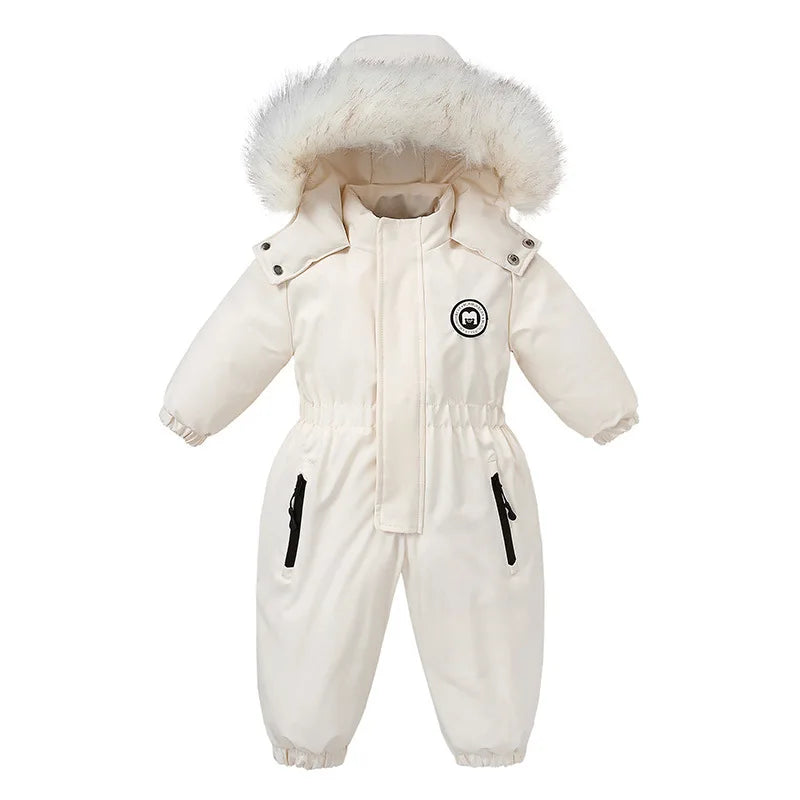 Toddler Snow Suit, Waterproof Hooded Baby Snowsuit