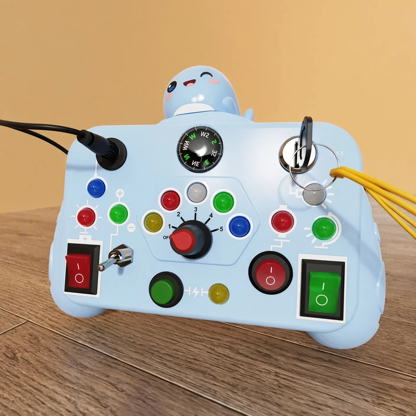 Toddler LED Busy Board, Game Controller Sensory Toy