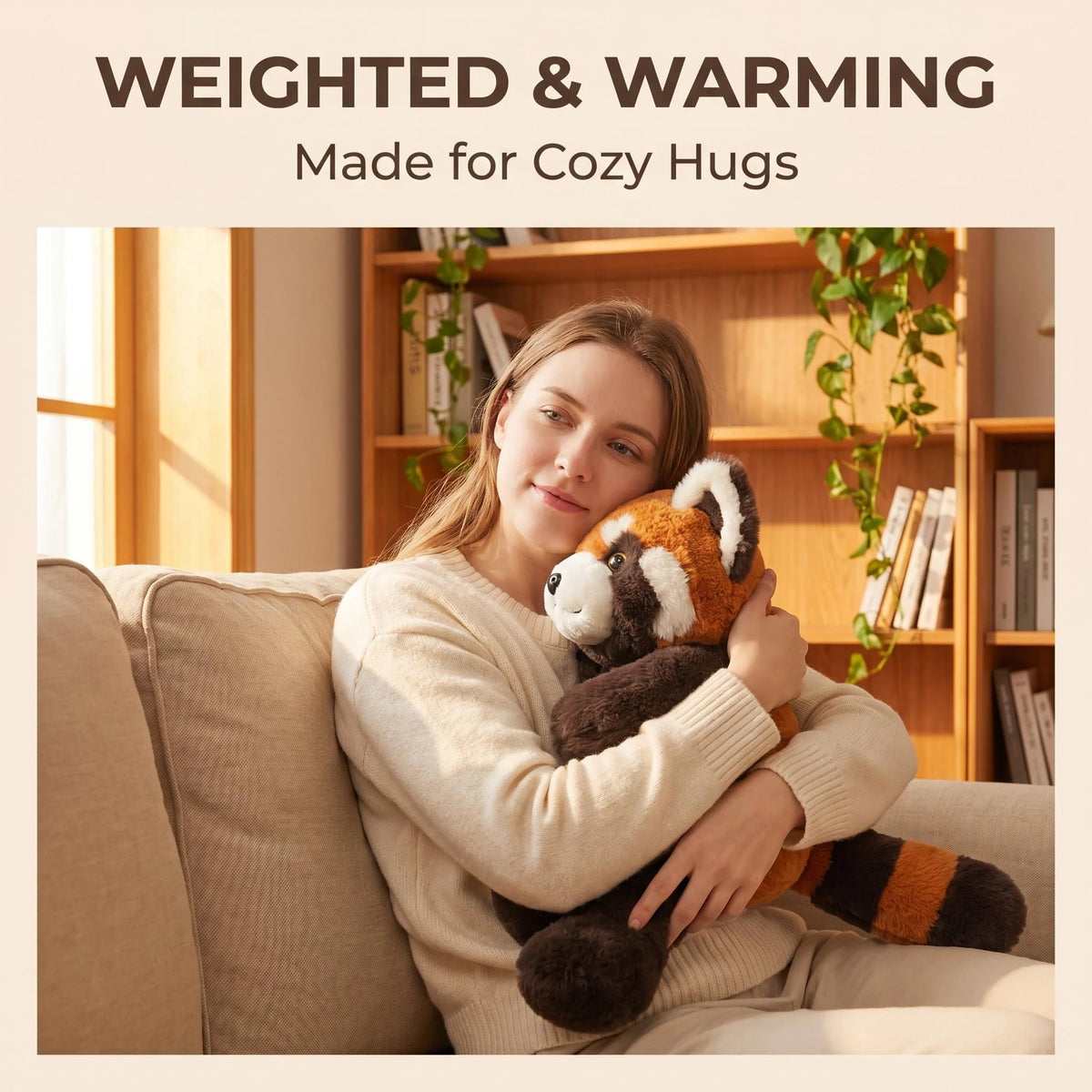 Microwavable Weighted Stuffed Animal, Lavender Scented