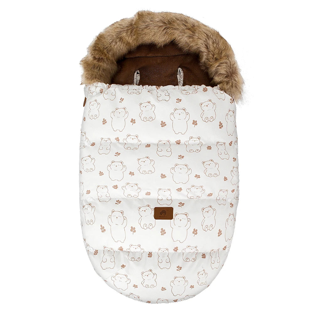 Stroller Footmuff, Windproof Winter Baby Bunting Bag
