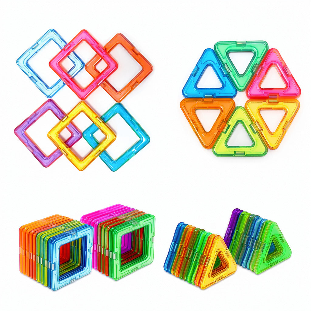 Magnetic Tiles for Kids, STEM Building Set 20 to 84 Pcs