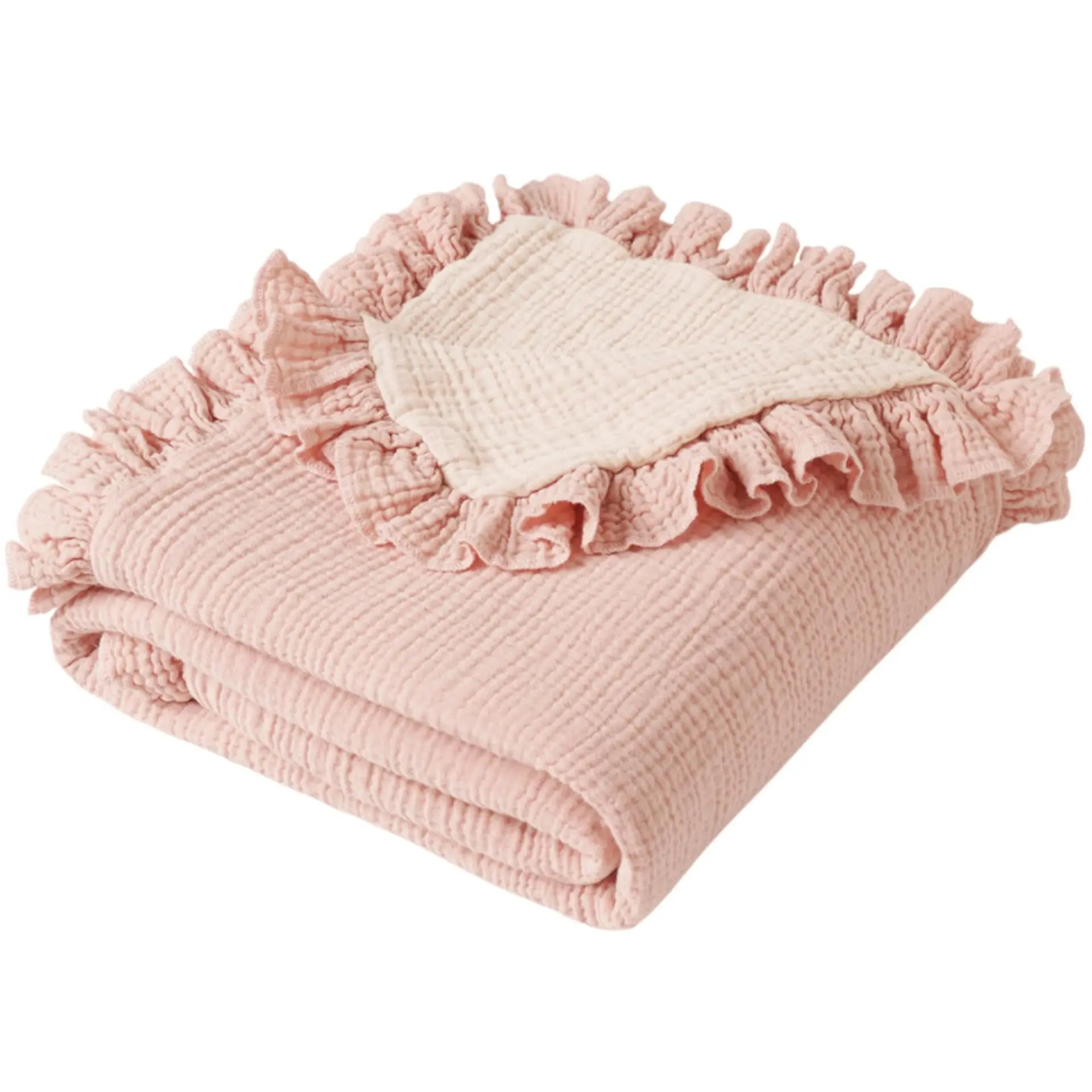Personalized Baby Blanket, 6-Layer Muslin Swaddle Blanket