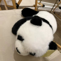 Realistic Panda Weighted Stuffed Animal, 11.8 in Plush