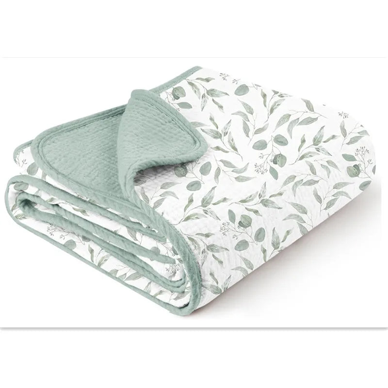 Personalized Baby Blanket, Embroidered Name Muslin Blanket