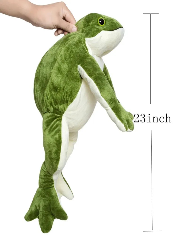 Giant Frog Stuffed Animal, Big Soft Frog Plush Toy - Cute Frog Gift for Kids