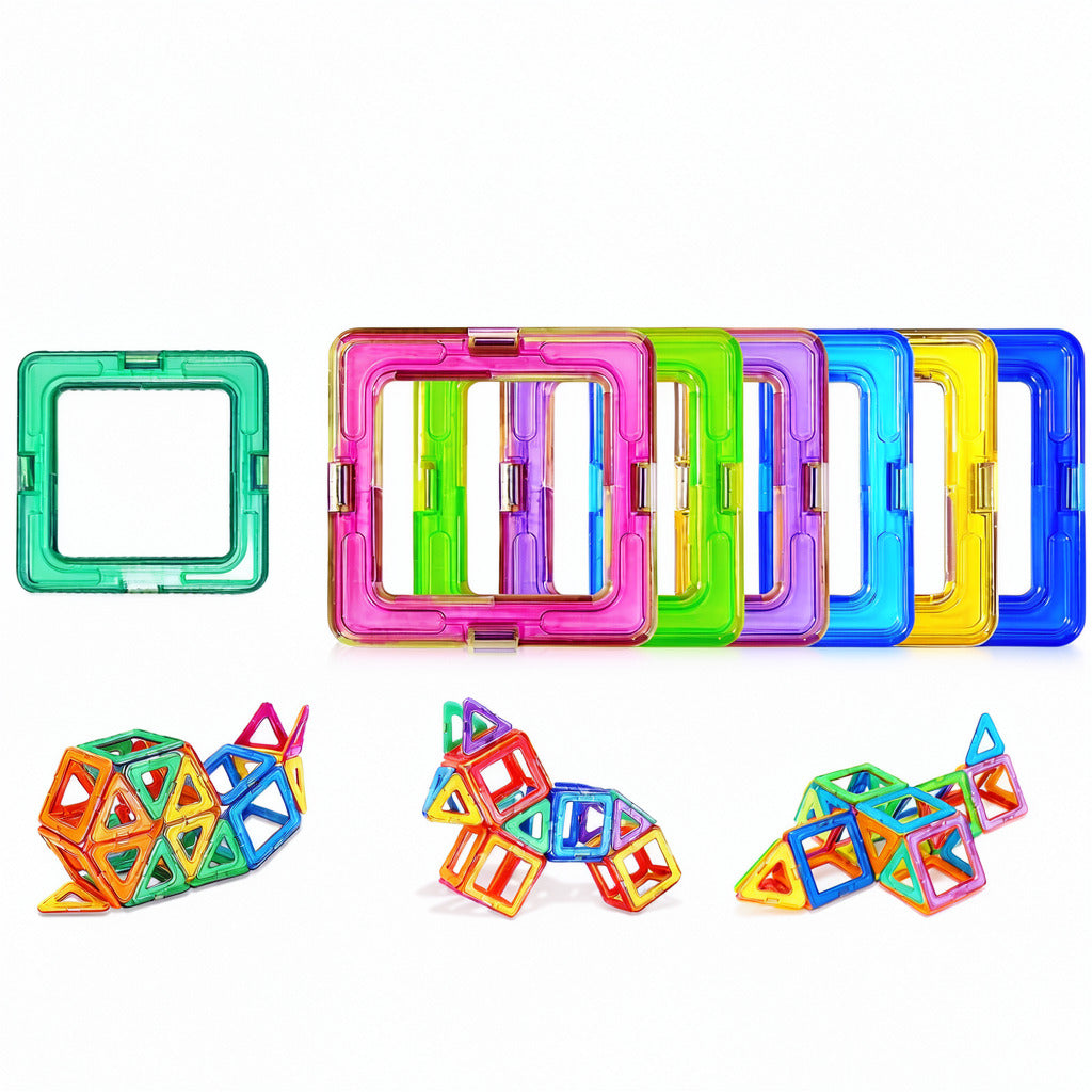 Magnetic Tiles for Kids, STEM Building Set 20 to 84 Pcs