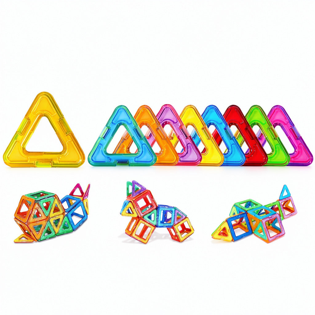 Magnetic Tiles for Kids, STEM Building Set 20 to 84 Pcs