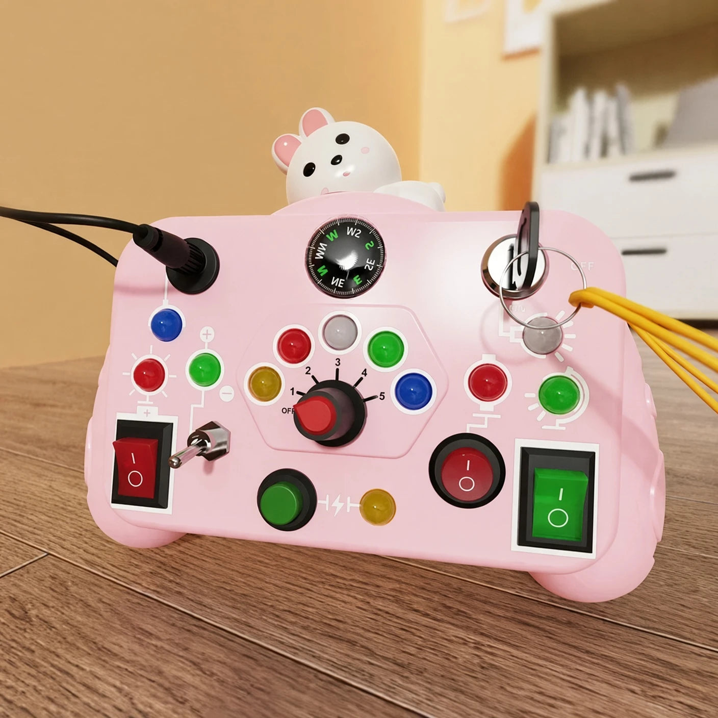 Toddler LED Busy Board, Game Controller Sensory Toy