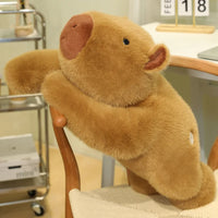 Capybara Weighted Stuffed Animal, 2.2 lb Long Arm Plush