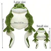 Giant Frog Stuffed Animal, Soft Plush Toy in 11 or 23 in