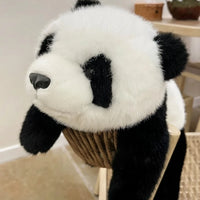 Realistic Panda Weighted Stuffed Animal, 11.8 in Plush
