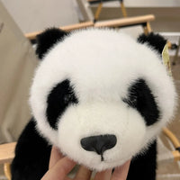 Realistic Panda Weighted Stuffed Animal, 11.8 in Plush