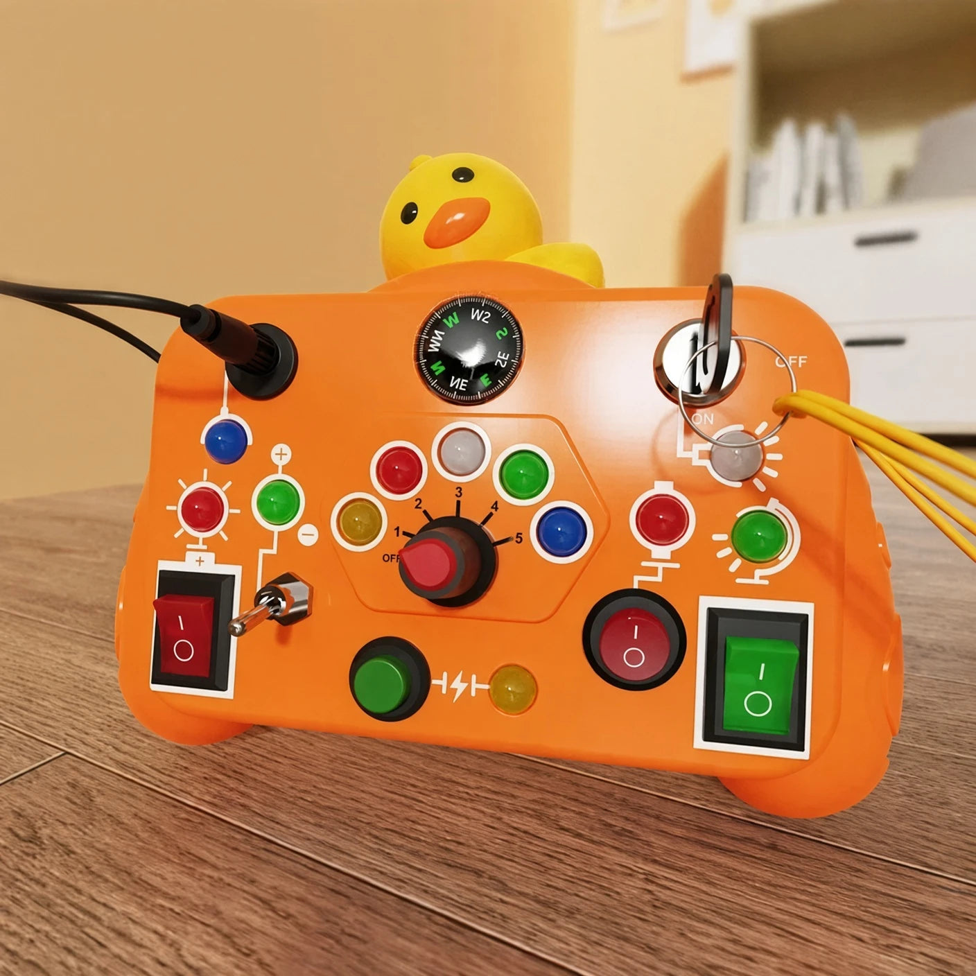 Toddler LED Busy Board, Game Controller Sensory Toy
