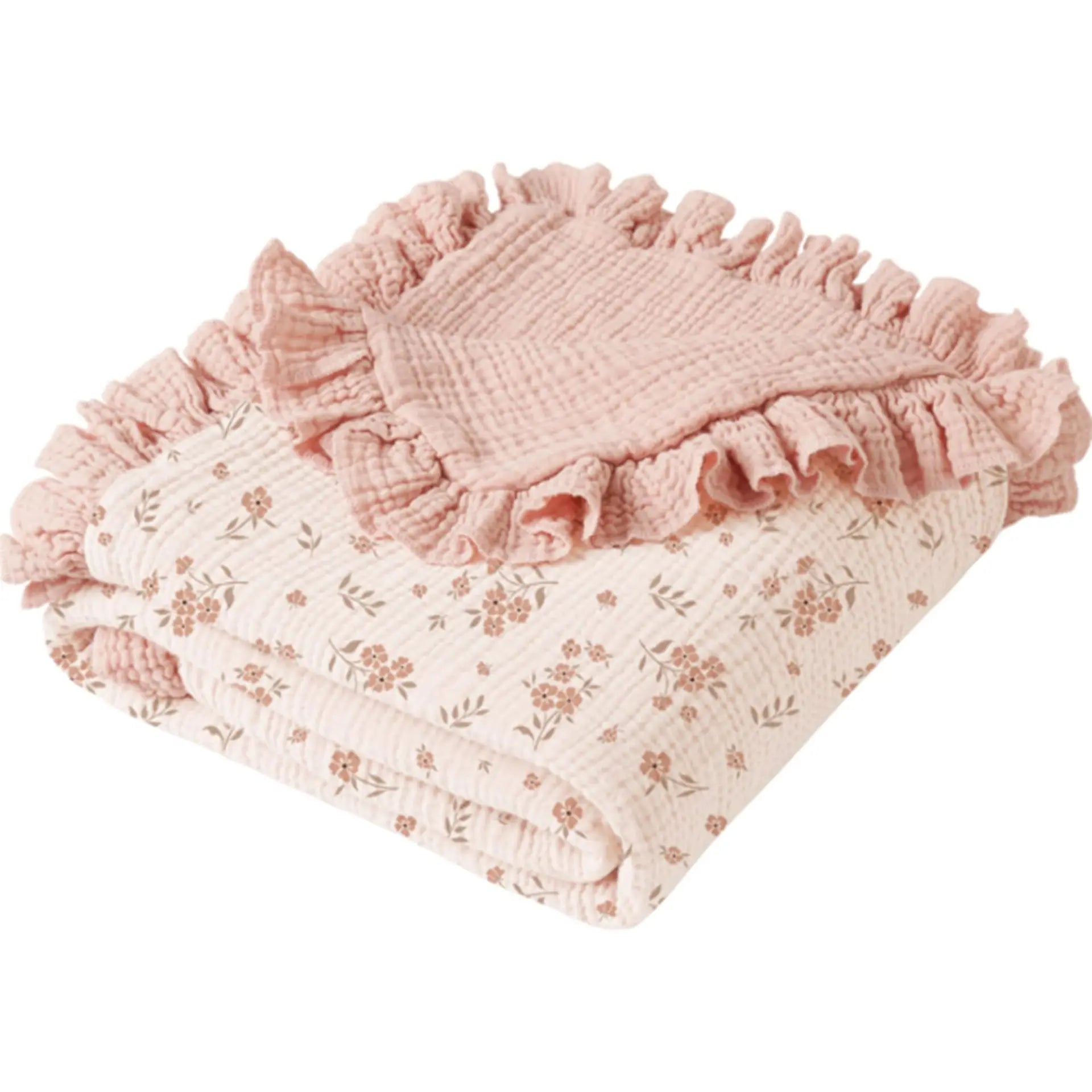 Personalized Baby Blanket, 6-Layer Muslin Swaddle Blanket