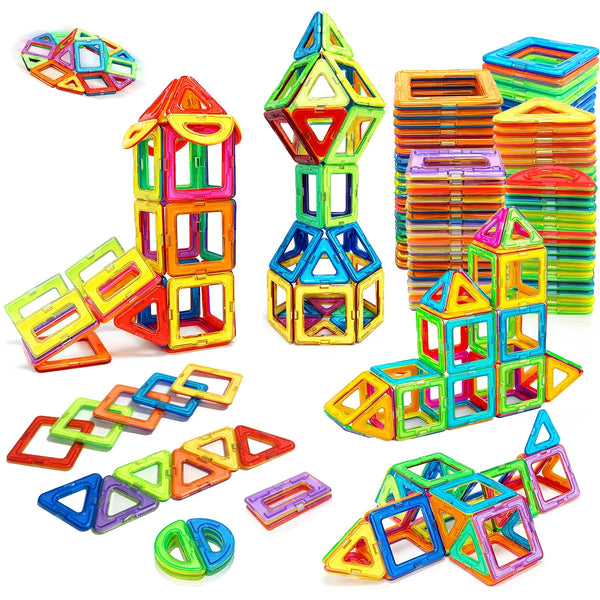 Magnetic Tiles for Kids, STEM Building Set 20 to 84 Pcs