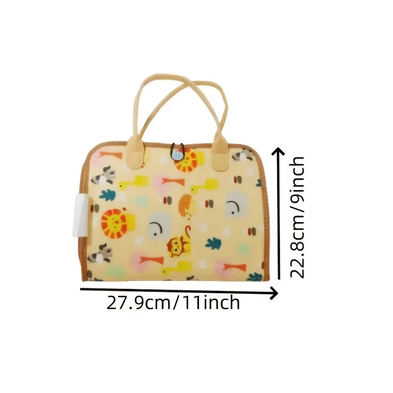 Toddler Busy Board Travel Bag, Montessori Felt Activity Toy