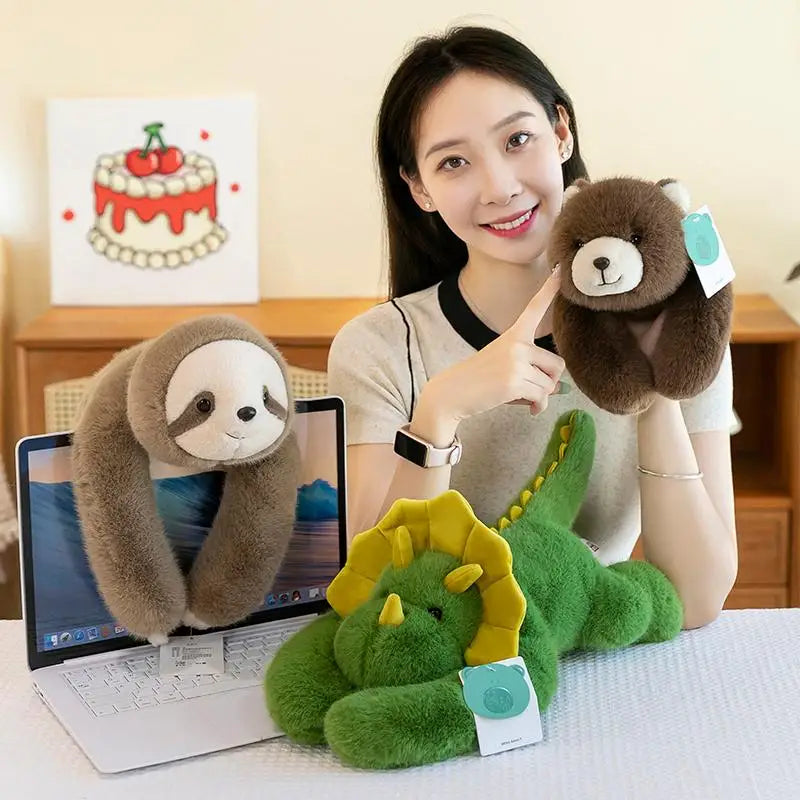Small Long Arm Weighted Stuffed Animal, Bear, Dino, Koala