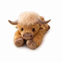 Highland Cow Weighted Stuffed Animal Pillow