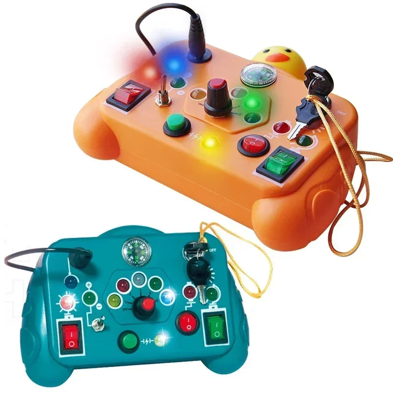 Toddler LED Busy Board, Game Controller Sensory Toy
