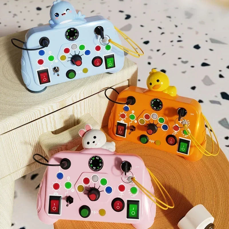 Toddler LED Busy Board, Game Controller Sensory Toy