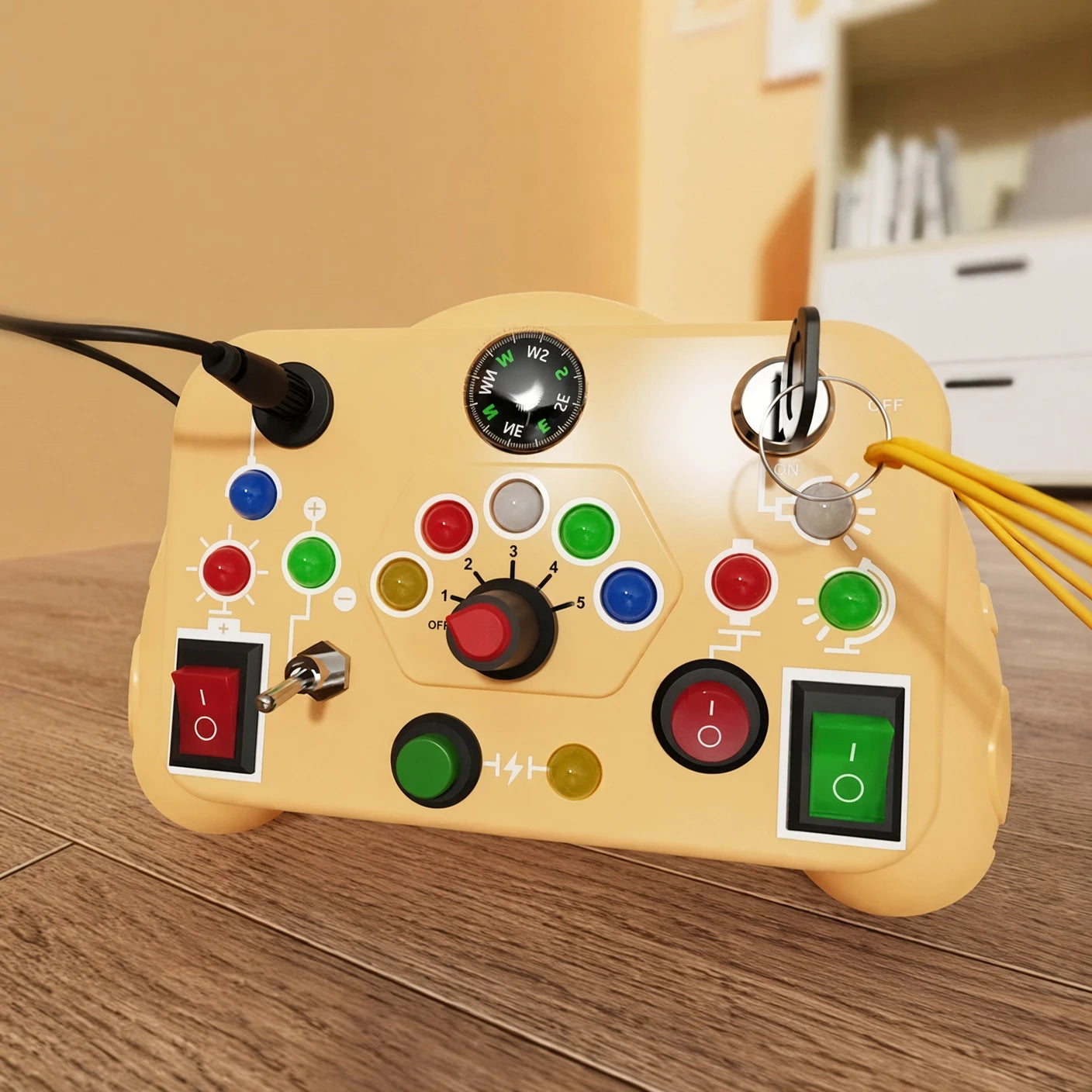 Toddler LED Busy Board, Game Controller Sensory Toy