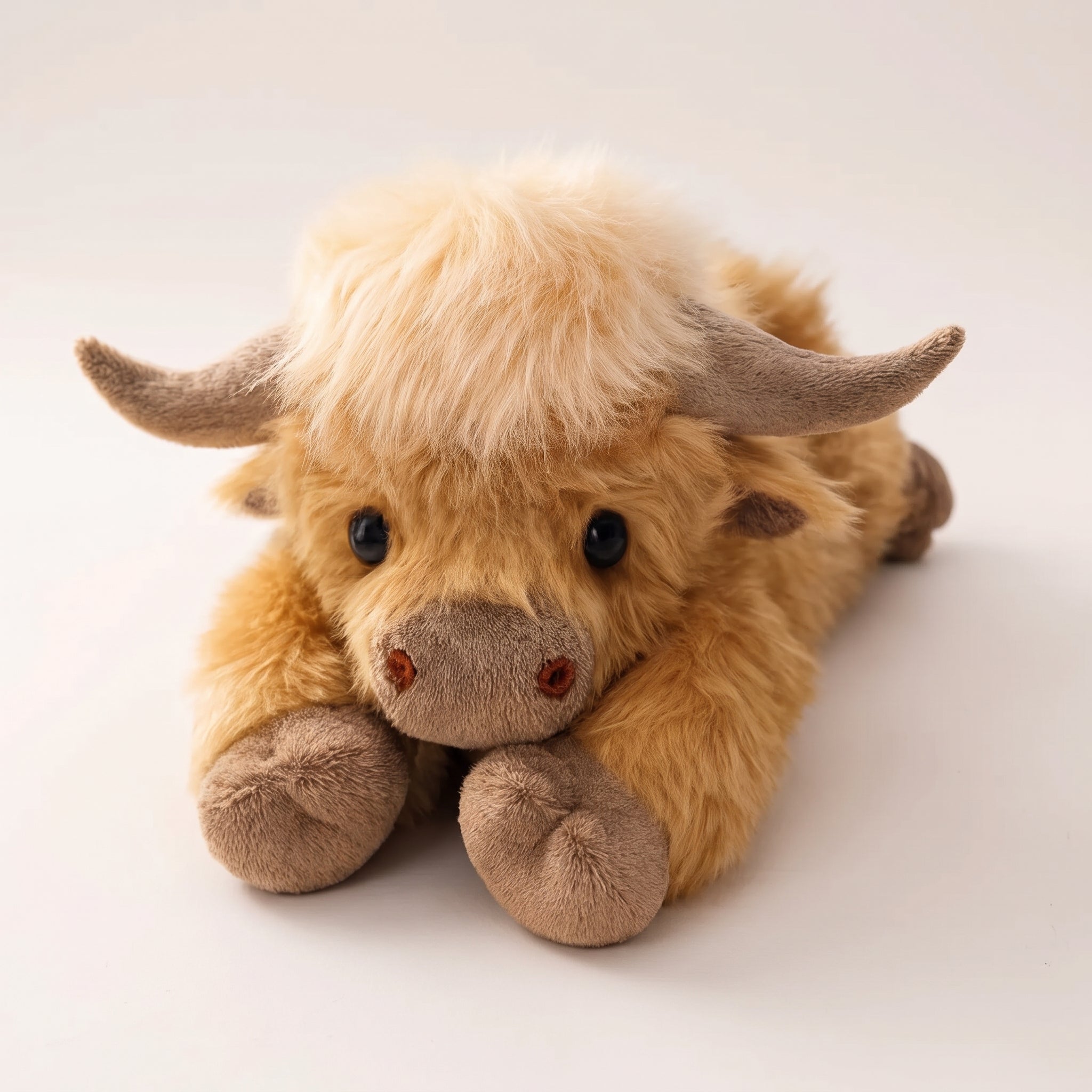 Highland cow weighted stuffed animal plush