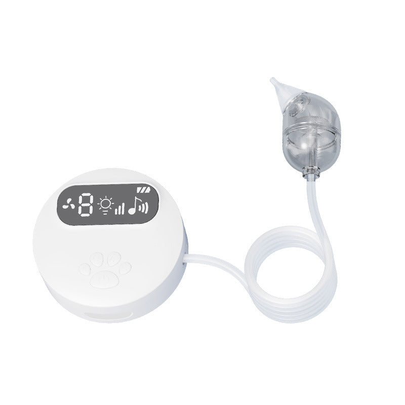 Electric Nasal Aspirator for Babies, Nose Sucker with LCD