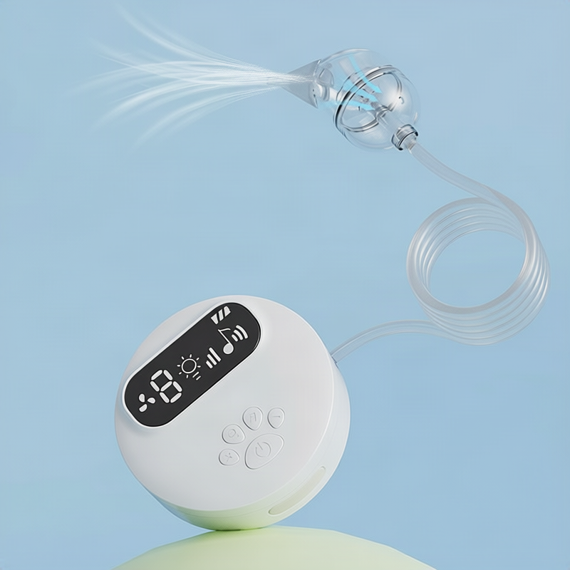 Electric Nasal Aspirator for Babies, Nose Sucker with LCD