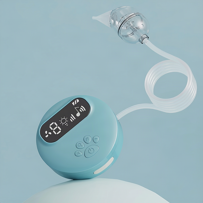 Electric Nasal Aspirator for Babies, Nose Sucker with LCD