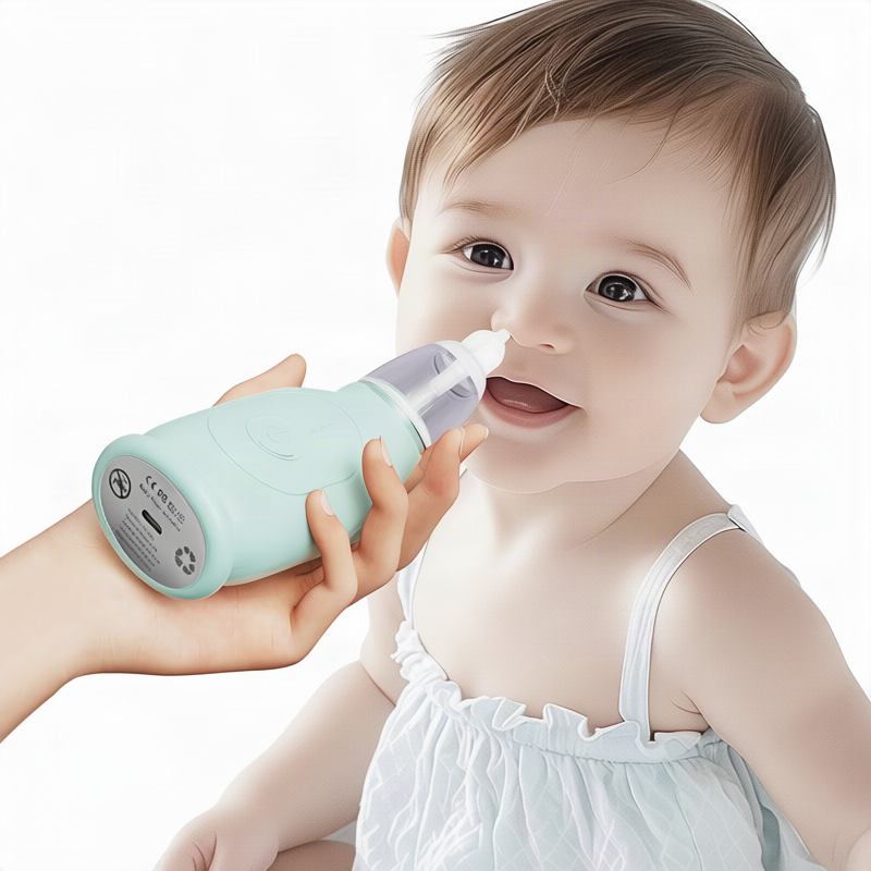 Electric Nasal Aspirator for Babies, Nose Sucker with LCD
