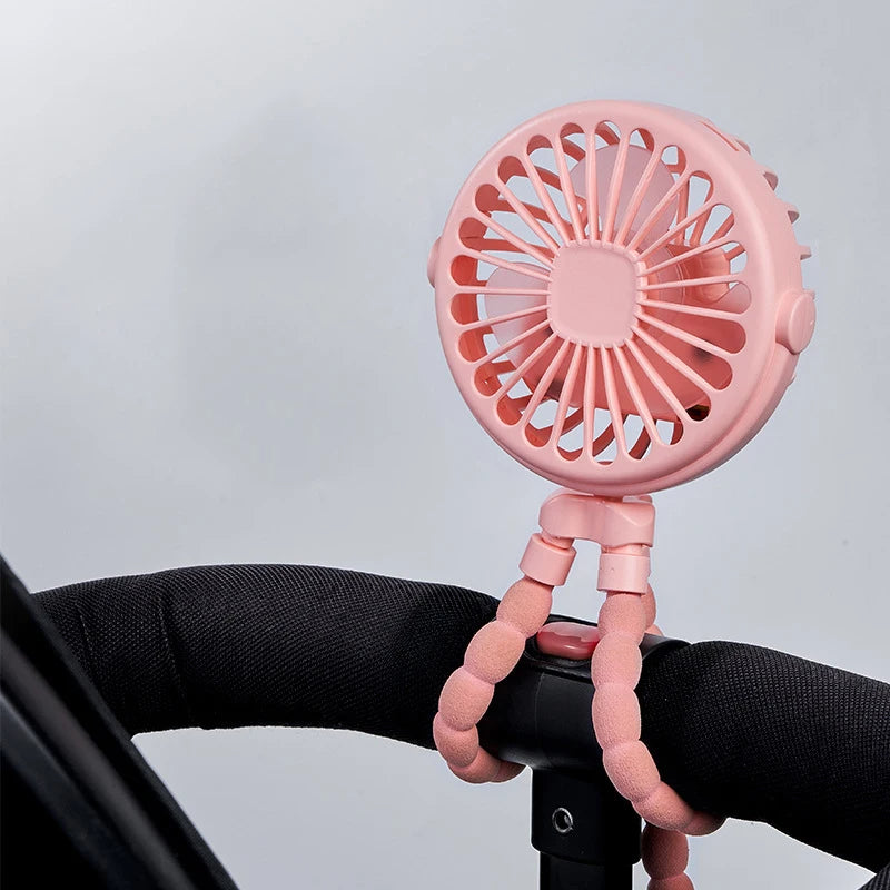 Baby stroller fan