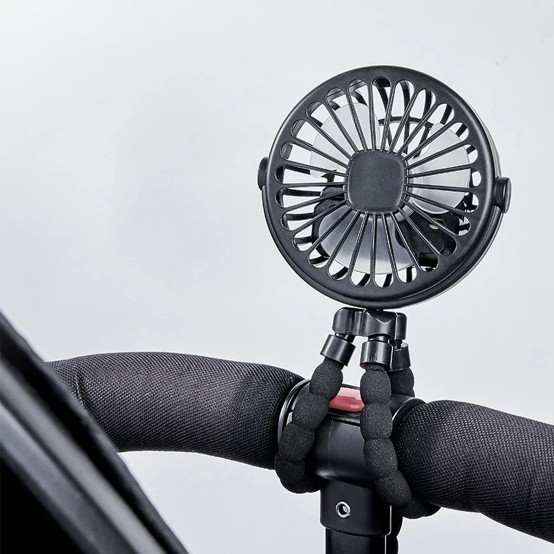 Baby stroller fan